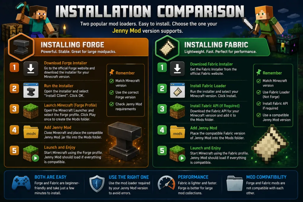 Installation Comparison