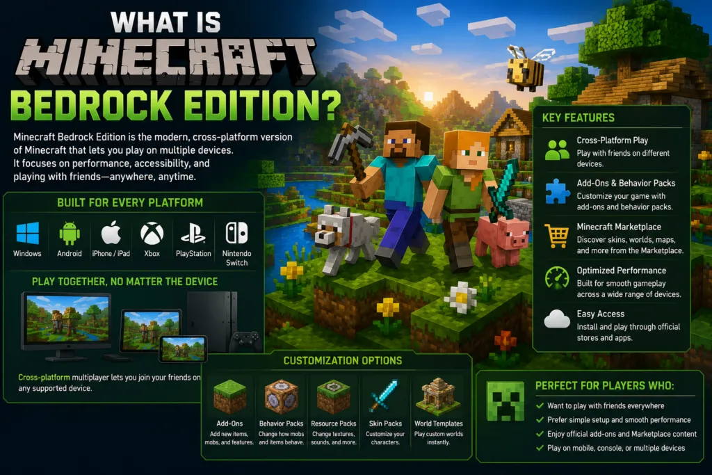 What Is Minecraft Bedrock Edition